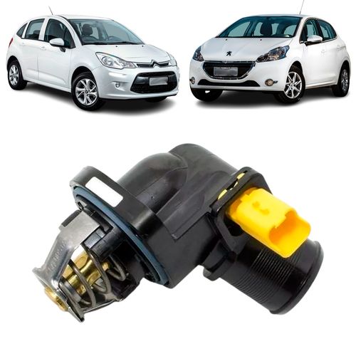 VÁLVULA TERMOSTÁTICA CITROËN C3 1.5 8V - 2013 ACIMA C3 PICASSO 1.5 8V - 2012 ACIMA PEUGEOT 208 1.5 8V - 2014 ACIMA