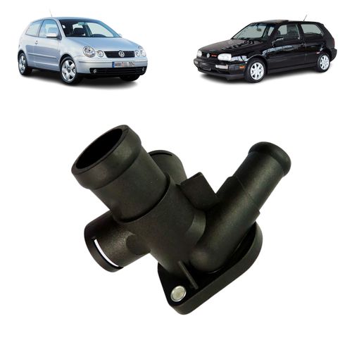 FLANGE VÁLVULA TERMOSTÁTICA GOLF GTI GLX 2.0 1994 A 1998 POLO 2.0 2002 A 2006