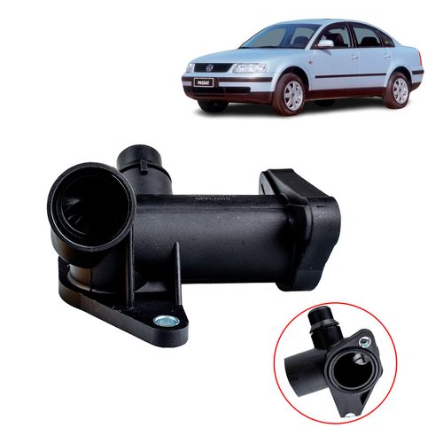FLANGE FLUXO DE ÁGUA DO CABEÇOTE VW PASSAT VARIANT 1.8 20V TURBO 2001 A 2005 AUDI A3 1.8 TURBO 1996 A 2002