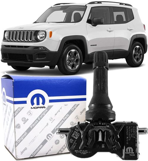 Sensor De Pressao Do Pneu Tpms Jeep Renegade 1.8 2.0 Flex Ou Diesel De 2016 À 2021