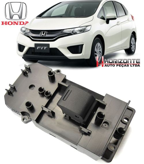 Botao Interruptor Vidro Eletrico New Fit E City Apos 2015 Dianteiro Direito