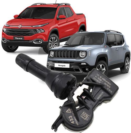 Sensor de Pressão de Pneu TPMS Jeep Compass Renegade Toro