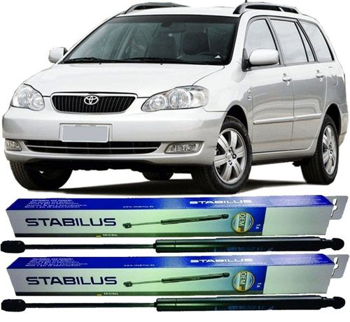 Par de Amortecedor da tampa traseira porta mala Toyota Fielder 2004 à 2009 - Original