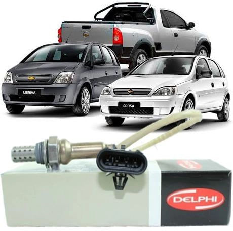 Sonda Lambda Corsa Celta Meriva Montana Prisma Palio Doblo Flex Es20331 - Delphi