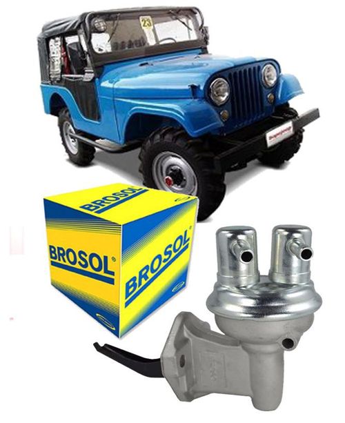 Bomba de Combustivel Jeep Maverick F75 F100 Rural 6cc Original Brosol