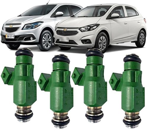 Kit 4 Bico Injetor Onix Prisma 1.4 8v Flex de 2013 à 2019 - 24578820 / FJ10741 - Original GM