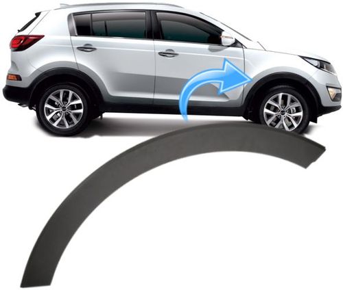 Moldura Paralama Sportage de 2011 À 2016 - Dianteiro Direito
