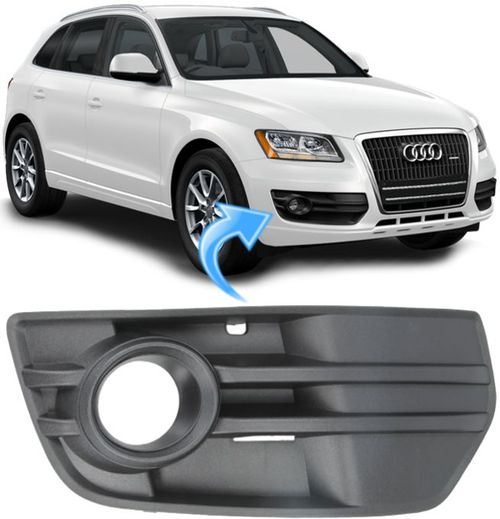 Grade Moldura do Farol de Milha Audi Q5 2.0 Tfsi e 3.2 V6 de 2009 À 2012 - Direito