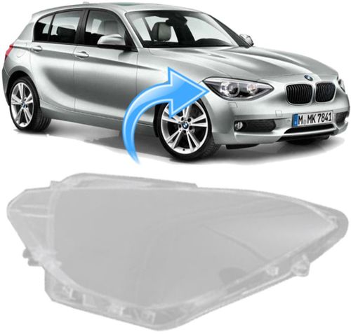 Lente Farol Bmw 116i 118i e 120i de 2012 À 2015 - Ld Direito
