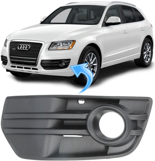 Grade Moldura do Farol de Milha Audi Q5 2.0 Tfsi e 3.2 V6 de 2009 À 2012 - Esquerdo