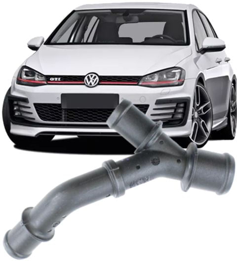 Conexão em Y Arrefecimento Golf Gti 2.0 Tsi de 2014 À 2021 - 5q0121087b