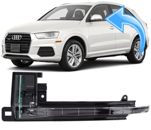 Pisca Seta Retrovisor Audi Q3 1.4 e 2.0 de 2012 À 2019 - Ld Esquerdo