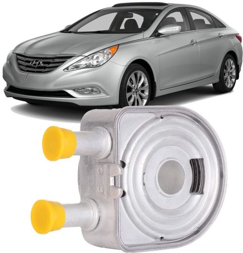 Radiador Resfriador De Oleo Do Motor Sonata E Santa FÉ 2.4 16v De 2010 À 2015 - 26410-2g000