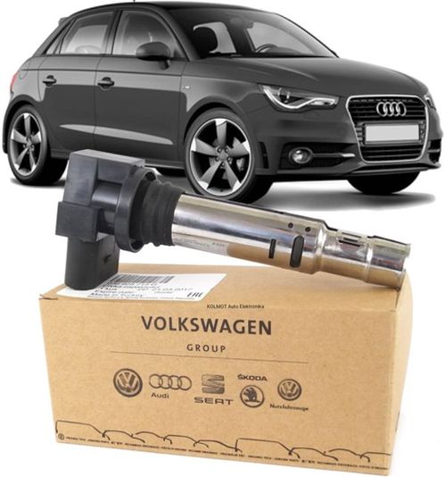 Bobina De Ignicao Audi A1 1.4 16v Tfsi Turbo De 2011 À 2015 - 036905715 Original