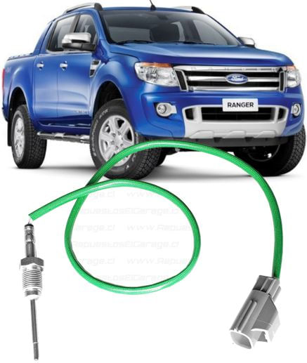 Sensor Temperatura Gases Ranger 2.2 E 3.2 Diesel De 2013 À 2021 - Verde
