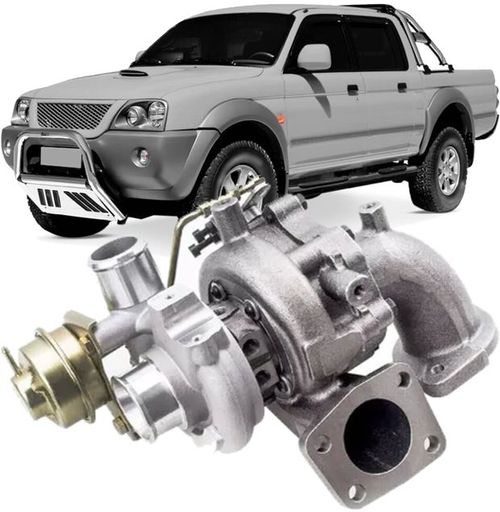 Turbina Completa com Coletor L200 e Pajero Sport 2.5 Turbodiesel Hpe e 2003 À 2013