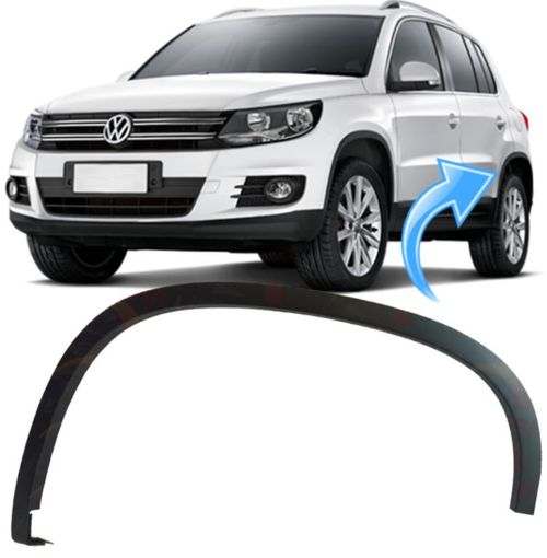 Moldura Friso do Paralama Traseiro Esquerdo Tiguan de 2009 À 2017