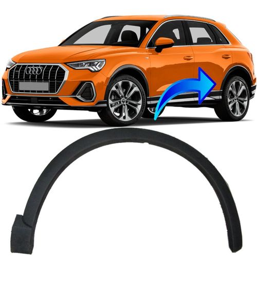 Moldura Friso do Paralama Traseiro Audi Q3 Prestige Plus de 2020 À 2022 - Ld Esquerdo
