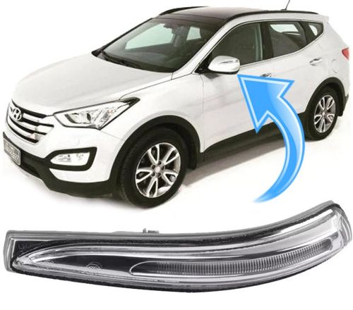 Pisca Seta Retrovisor Santa Fe 3.3 V6 De 2013 e 2014 - Ld Esquerdo
