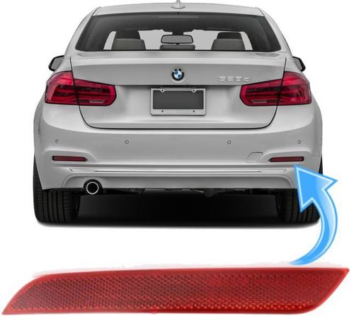 Olho de Gato Refletor Parachoque Traseiro Bmw 320i 330i 335i de 2016 À 2019 - Direito