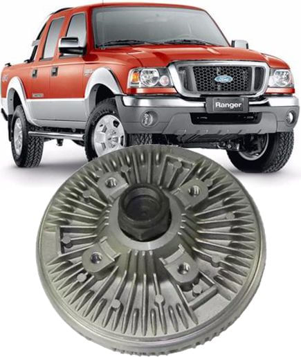 Polia Viscosa da Helice Ranger 3.0 16V Diesel Powerstroke de 2005 À 2012