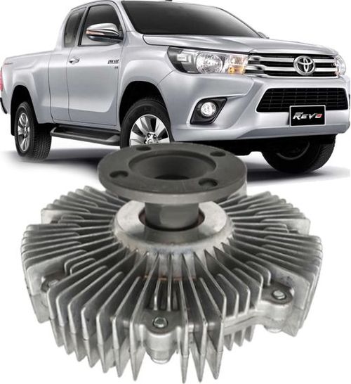 Polia Viscosa da Helice Toyota Hilux 2.8 16V Diesel 4x4 após 2016
