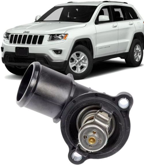 Valvula Termostatica com Carcaça Jeep Cherokee 3.0 V6 24v Turbo Diesel de 2012 À 2018