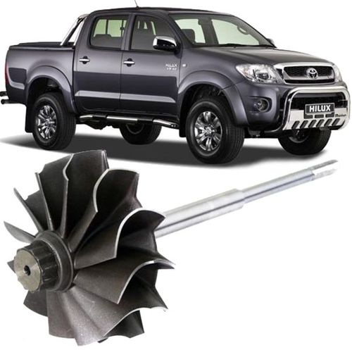 Eixo Rotor Da Turbina Hilux E Sw4 3.0 16v D4d De 2005 À 2015