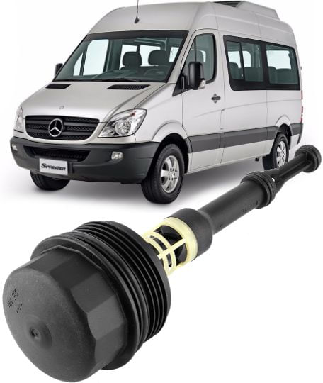 Tampa do Filtro de Oleo Mercedes Sprinter Cdi 311 415 515 2.2 16V Turbo Diesel de 2013 À 2018