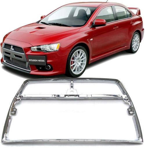 Friso Cromado Para-choque Dianteiro Lancer Evolution Evo de 2010 À 2015