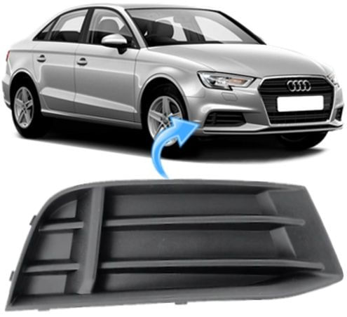 Grade Moldura Do Farol De Milha Audi A3 Sedan 1.4 Tfsi De 2017 À 2019 - Direito