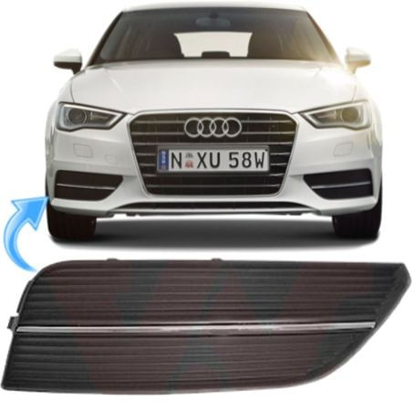 Grade Farol De Milha Audi A3 Sportback Ambiente E Attraction 1.4 Tfsi 2013 À 2016 - Direito