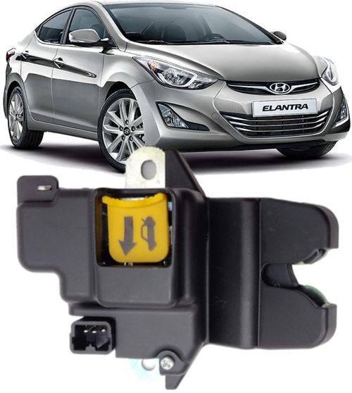 Fechadura com Trava Eletrica Porta Malas Elantra 1.8 e 2.0 de De 2011 À 2016