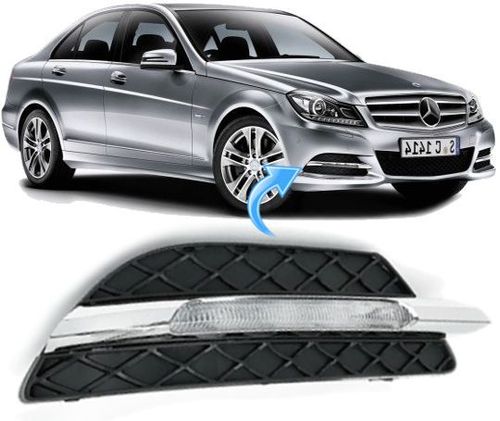 Farol Milha Led Mercedes W204 C180 e C200 1.8 16V Cgi Turbo Ano 2012 - Ld Direito