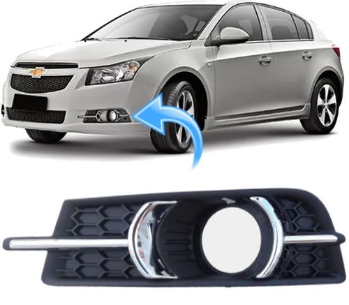 Moldura Farol Milha Cruze Hatch 1.8 16V Lt e Ltz Sport6 de 2012 À 2014 - Esquerdo