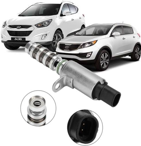 Valvula Solenoide Vvt de Admissão Sportage Ix35 Elantra 1.8 e 2.0 Flex - 24355-2e100