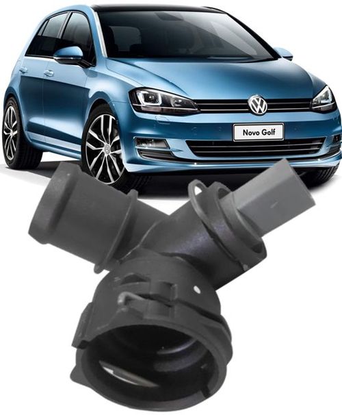 Flange de Agua do Radiador Golf e Audi A3 1.4 Tsi de 2014 À 2019 - 5q0122291ak