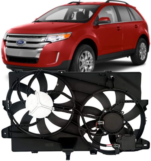 Eletroventilador Conjunto de Ventoinha Ford Edge 3.5 V6 de 2008 a 2018