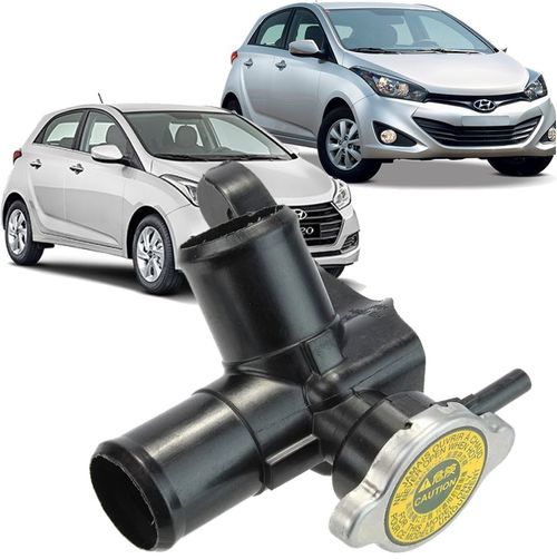 Bocal de Agua do Radiador Hyundai Hb20 1.0 3Cc 12v Flex de 2012 À 2019 - 25329-1s000