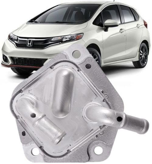 Resfriador Trocador de Calor do Cambio Cvt Honda Fit e City 1.5 de 2015 À 2021