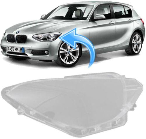 Lente Farol Bmw 116i 118i e 120i de 2012 À 2015 - Ld Esquerdo
