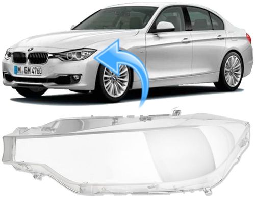 Lente Farol Bmw 320i 328i 330i e 335i F30 de 2012 À 2015 - Ld Esquerdo