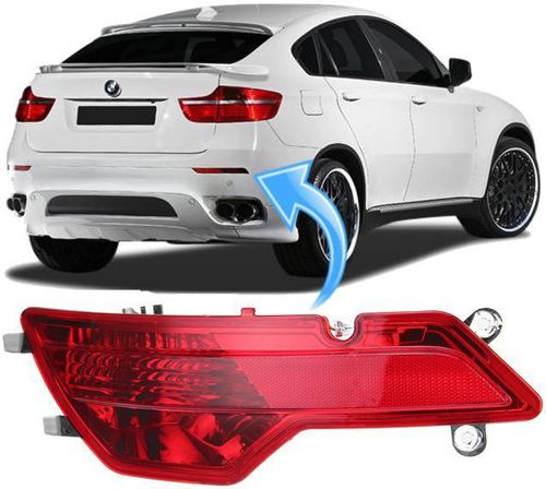 Olho de Gato Refletor Para-choque Traseiro Bmw X6 de 2008 A 2014 - Direito