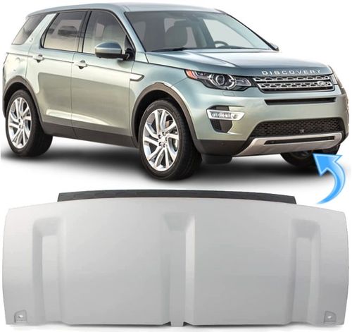 Acabamento Inferior Cinza Prata do Parachoque Discovery Sport de 2015 À 2019