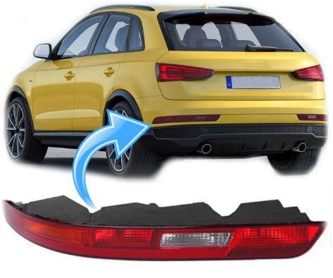 Lanterna de Neblina Parachoque Traseiro Esquerdo Audi Q3 de 2016 À 2018