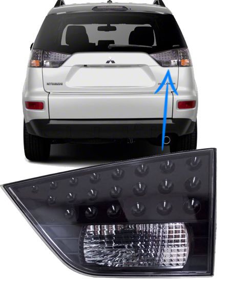 Lanterna Direita da Tampa Traseira Mitsubishi Outlander 2007 À 2013