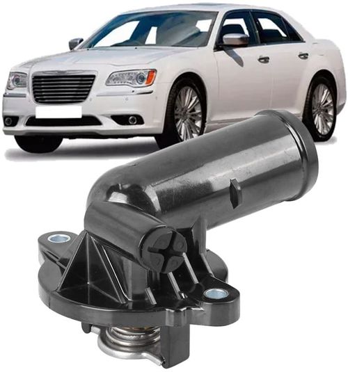 Valvula Termostatica com Carcaça Chrysler 300 C 3.6 V6 Gasolina de 2011 À 2018