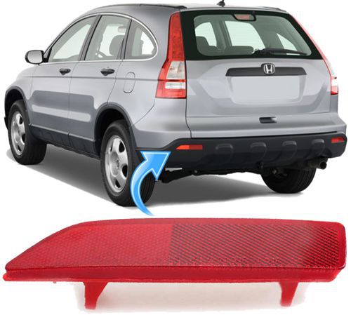 Lanterna Refletor Olho de Gato para Choque Traseiro Honda Crv 2.0 16V de 2007 À 2009 - Ld Esquerdo