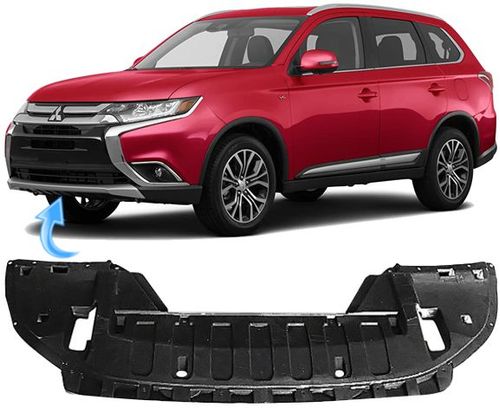 Protetor Inferior do Parachoque Mitsubishi Outlander de 2014 À 2020