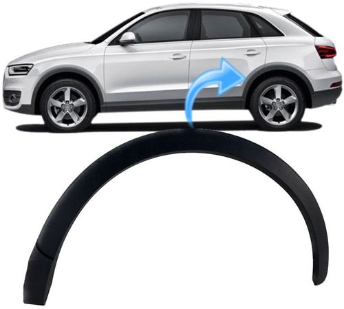 Moldura Friso do Paralama Audi Q3 de 2011 À 2019 - Traseiro Esquerdo